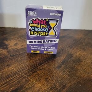 Purple 'Do Kids Rather' History Game